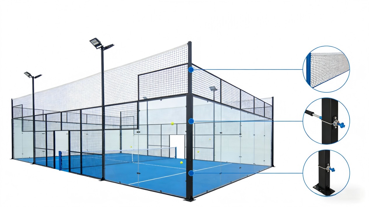 How Steel Frame Padel Courts Are Designed for Indoor and Outdoor Use