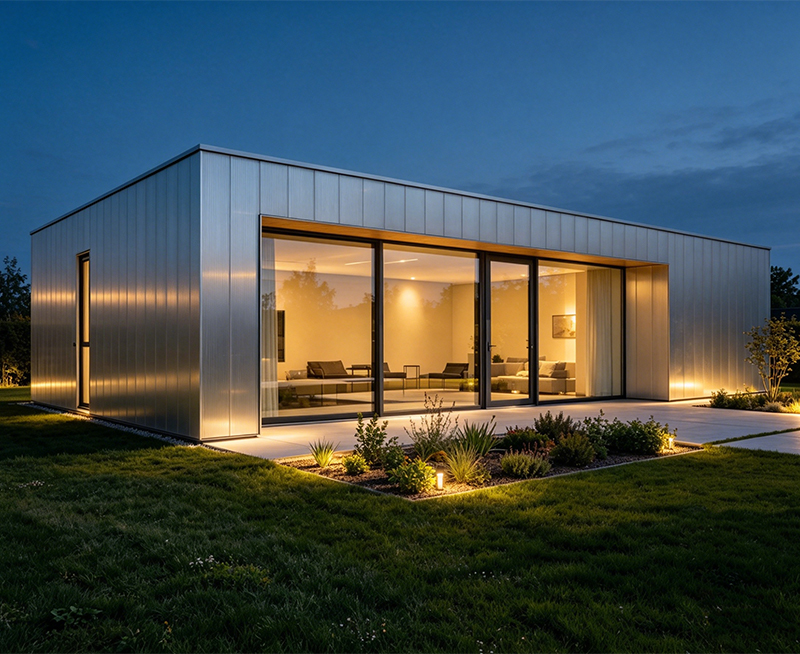Vivienda modular de estructura de acero